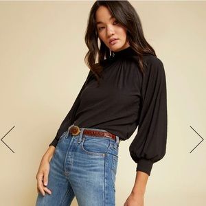 Melanie Smocked Peasant Tee